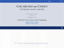 Tablet Screenshot of colarussocohen.com